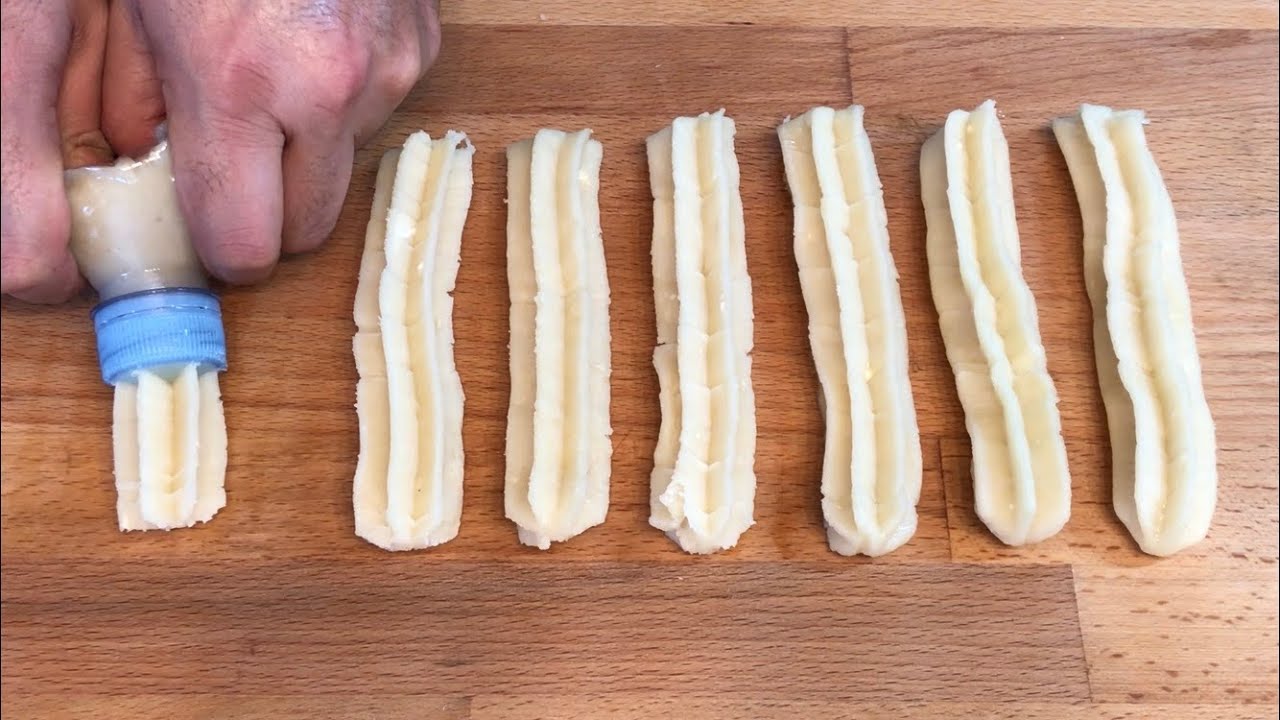 Molde casero para hacer churros (churrera) 