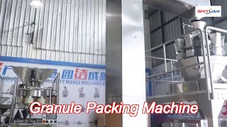 high speed full automatic granule packaging machine for rice sugar peanut beans