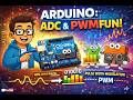 👉 PWM &amp; ADC Explained | Arduino LED Brightness Control 🔥