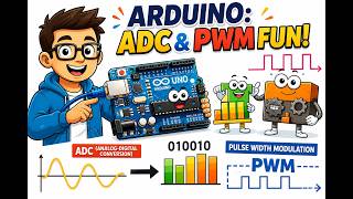 👉 PWM & ADC Explained | Arduino LED Brightness Control 🔥