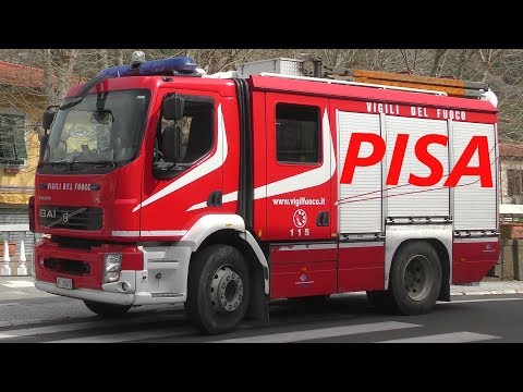 Vigili del Fuoco PISA Volvo FL - Feuerwehrfahrzeug in PISA, Italien, Italy, Italia