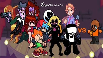 fnf Bopeebo cover - every character from weeks 1 to 7 vs matt ( Nostalgia is calling me )