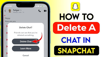 How to Delete a Chat on Snapchat from Both Sides | How to delete Messages in Snapchat conversation