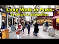 🇫🇷 Long Walking Tour in Paris from St Lazare to Batignolles【4K/60fps】🚶