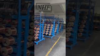 800 High speed bunching/twisting/stranding machine.400  0.32mm copper wires bunching together.