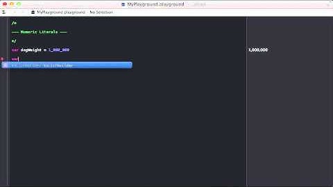 14. Numeric Literals | Swift Course on Udemy