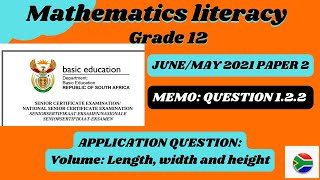 Grade 12 Mathematics literacy paper 2 exam guide (May/June 2021) | Question 1.2.2