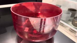 12 F+35 Ruby, Palladium 150961 Crystal Tones® Alchemy Crystal Singing Bowl