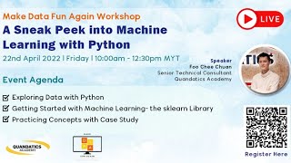 Make Data Fun Again: A Sneak Peek into Machine Learning with Python
