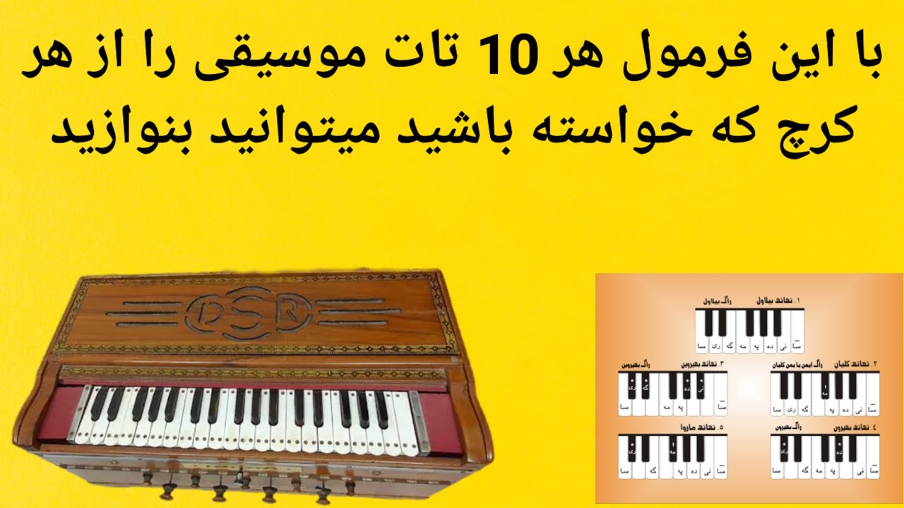 10 تات را از هر کرچ که میخواهید با این معادلات بنوازید #موسیقی_افغانستان #موسیقی 