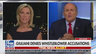 Rudy Giuliani: 'I’m the Legitimate Whistleblower' and 'Should Get Some Kind of Award'