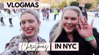 Vlogmas Day 10 Christmas In New York Ice Skating In Central Park Shopping At Bergdorfs Dinner