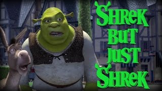 Every Shrek Movie but only the word \\