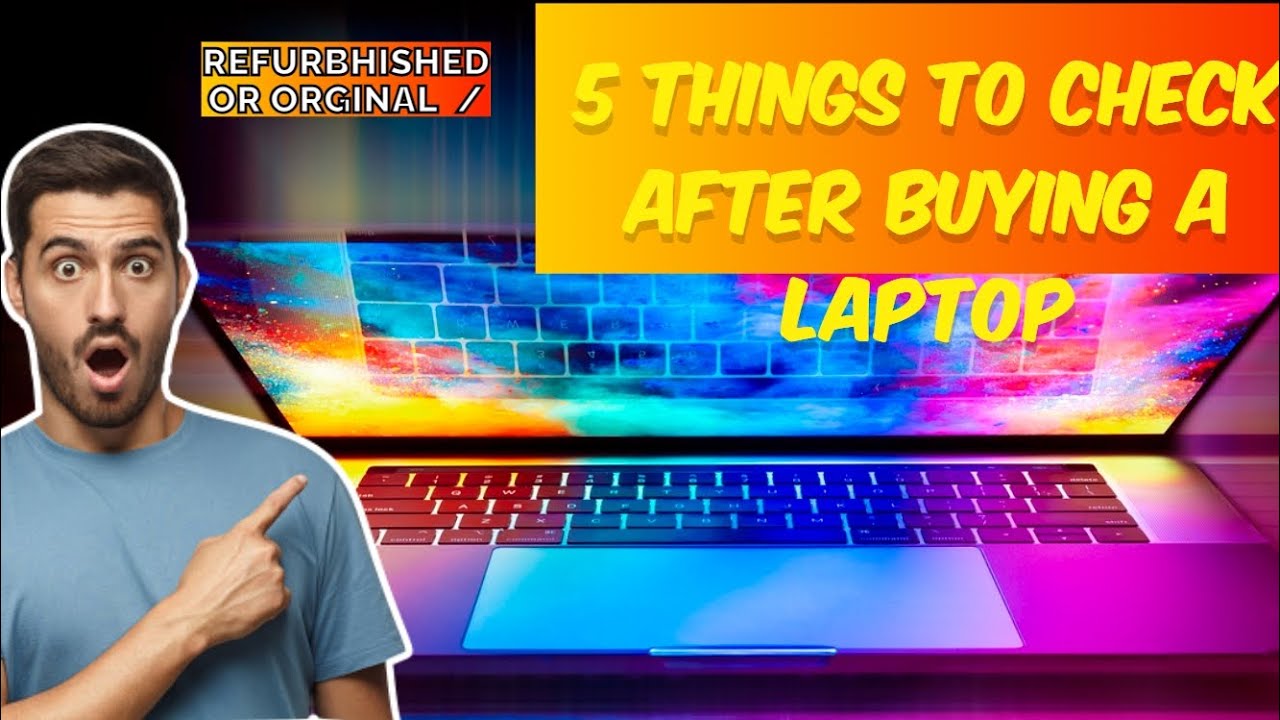 5 things to check after buying a laptop 💻 ! must check after buying a ...