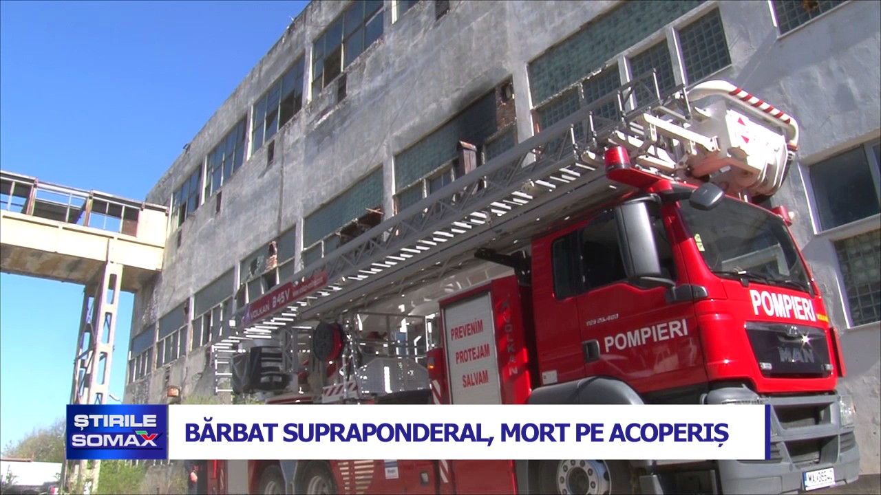 BARBAT SUPRAPONDERAL MORT PE ACOPERIS