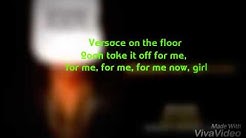 Bruno Mars versace on the floor (lyrics video)  - Durasi: 4:22. 