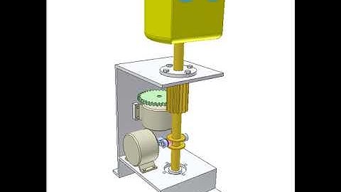 Robot head of 2 DoF (up-down and turn) 1