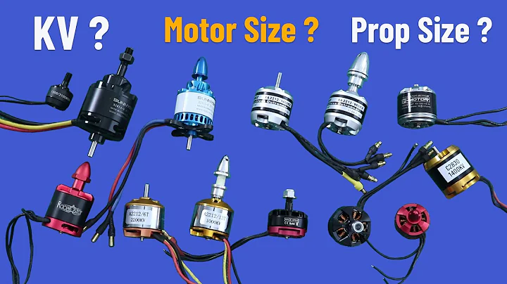 RC Brushless Motors. What is KV ? Motor Size? Propeller Size?