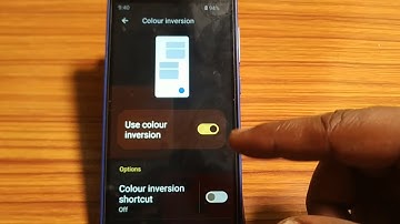 how to turn on off color inversion,colour inversion on of kaise karen Nokia 2 1