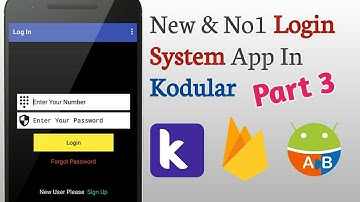 New Login Sign Up With Firebase In Kodular Part 3