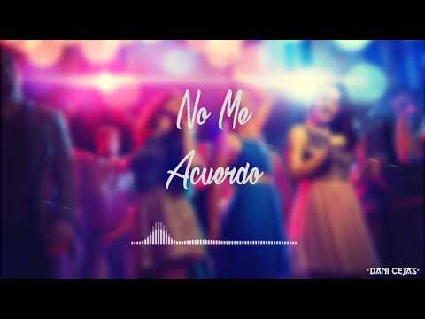 NO ME ACUERDO
