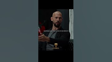 Happiness is a trap – Real Talk by Andrew Tate #motivation #discipline #success