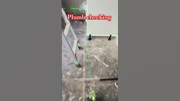 How to check plumb using laser machine || How to used laser leveling machine to marking || #shorts