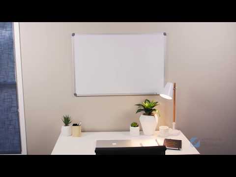 Hang Magnetic Whiteboard on wall 