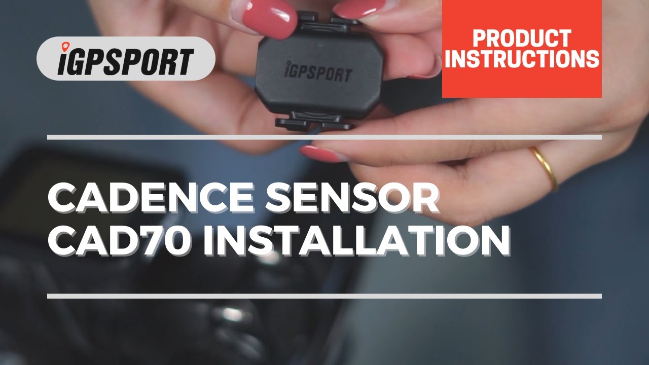 CAD70｜Cadence Sensor Installation
