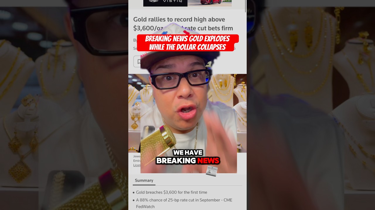 rewrite this title in 20 words or less (do not provide multiple options): Why the Rich Are Buying Gold NOW! #shorts #credit #money #finance #gold #goldira #invest #investing