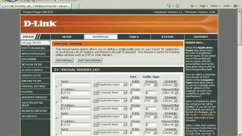 Forwarding Ports on a D-Link Router for an Alnet PC-Based DVR or NVR