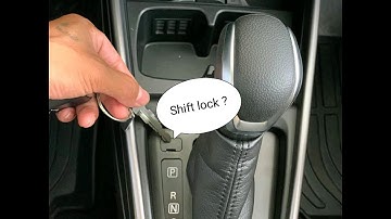 Số tự động suzuki I Cách sử lý khi xe hết bình (Shift lock)I Chơn Nguyễn I