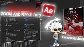 Smooth Zoom & Ripple Tutorial After Effects Easiest Method