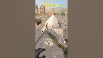 B Window Smoke From Spawn Quickest One Dust 2 CS2 #shorts