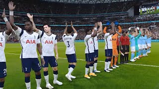 eFootball PES 2021 Gameplay [MOD] - Tottenham Hotspur vs Manchester City @ Wembley Stadium