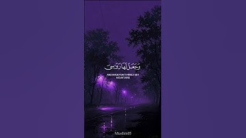 تلاوة هادئة بصوت محمد اللحيدان 💜 #تلاوة_هادئة #محمد_اللحيدان
