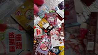 Японские сладости в огромном пакете🍭🍬🍫🍮🎂🍰🧁видеообзор