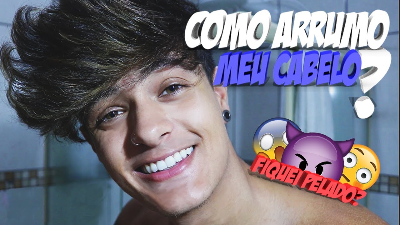 COMO ARRUMO MEU CABELO! - (estilo Alex Mapeli)