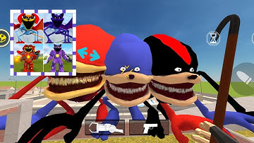 Nextbots in Playground Mod SONIC SHADOW AND KNUCKLES! superman! #superman #sonic #gmod #nextbots