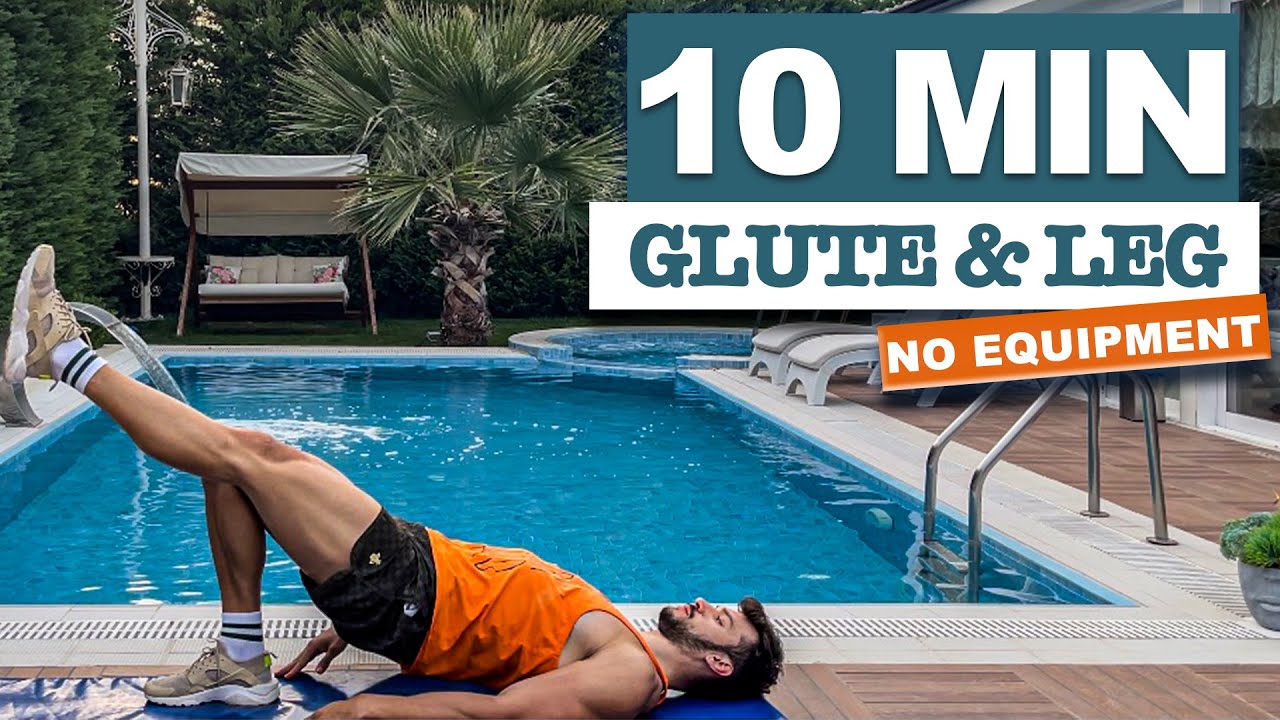 10 Min Glute Workout // Burn Fat // No Equipment | velikaans - YouTube