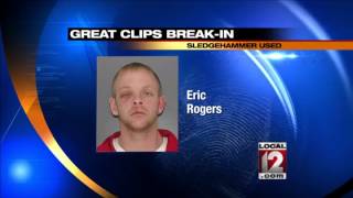 Police catch Great Clips break-in suspect