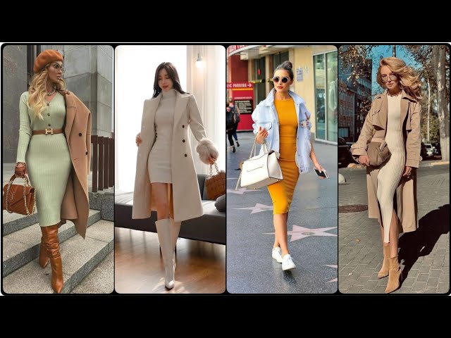 Winter Bodycon Dresses Fashion #its_all_about_fashion_and_craft - YouTube