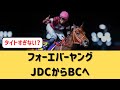 【ケンタッキーダービー3着】フォーエバーヤングJDCからBCは良いローテ？【競馬の反応集】