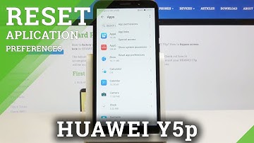 How to Reset App Preferences in HUAWEI Y5p – Restore App Settings