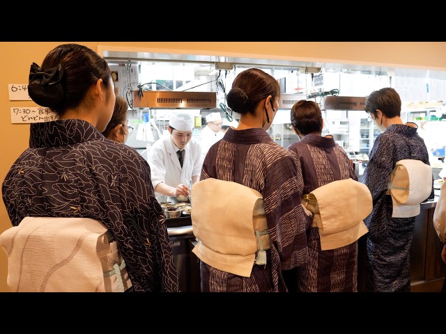 Amazing Japanese Fine Dining (Kaiseki)! 50 Guests, One Kitchen