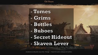 Old Haunts Books & Challenges Quick and Simple Guide (Tomes, Grims, Bottles, Buboes) - Vermintide 2