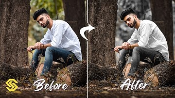 black moody effect photoshop | dark & moody tones color effect in photoshop | @StudyezeePhotoshop