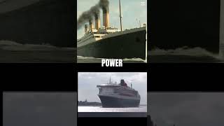 TİTANİC VS QM2 #ocean #oceanliner #queenmary #rms #ship #titanic #cunard  #keşfet #whitestarline 