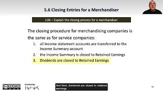 Celebrity Learning Objective 5.6: Closing Entries for a Merchandiser Profile