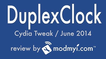 iOS 7 Jailbreak Tweak June 2014: DuplexClock